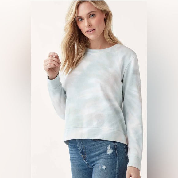 Splendid Blue Tie-Dye Pullover M - Picture 2 of 5